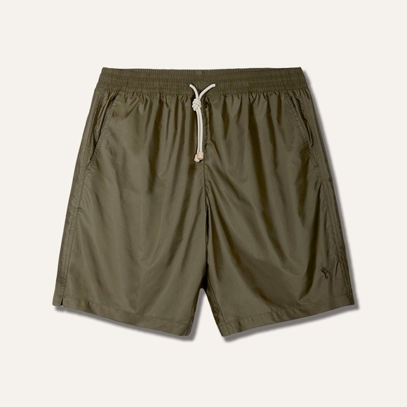 Kampos Swim Shorts Long Olive NEW Mens Size Large Made in Italy NWT $224 Trunks - Picture 1 of 10